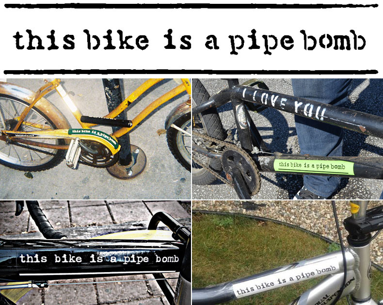 This bike is a pipe bomb