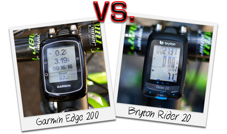 Garmin Edge 200 vs. Bryton Rider 20